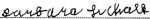 Barbara Lichalk signiture (1940)